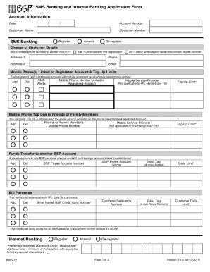 bsp online registration|PERSONAL INTERNET BANKING FORM .
